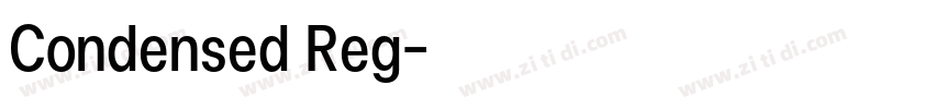 Condensed Reg字体转换